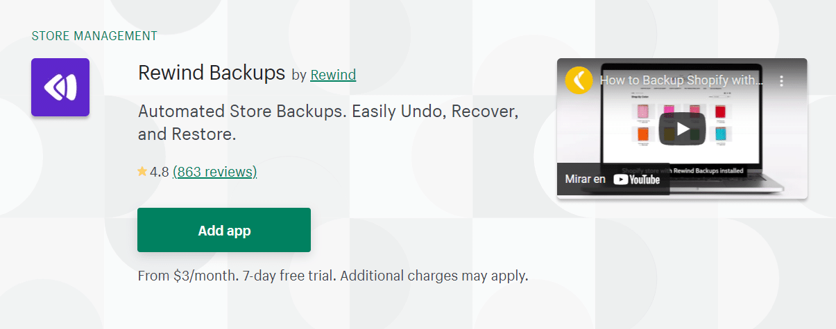 Back up your Shopify store
