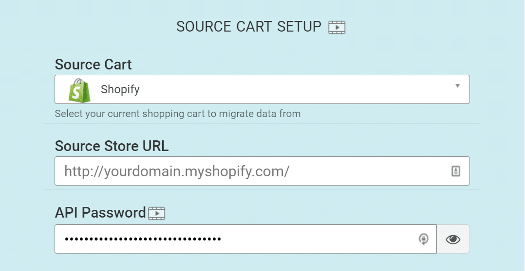 Source cart API
