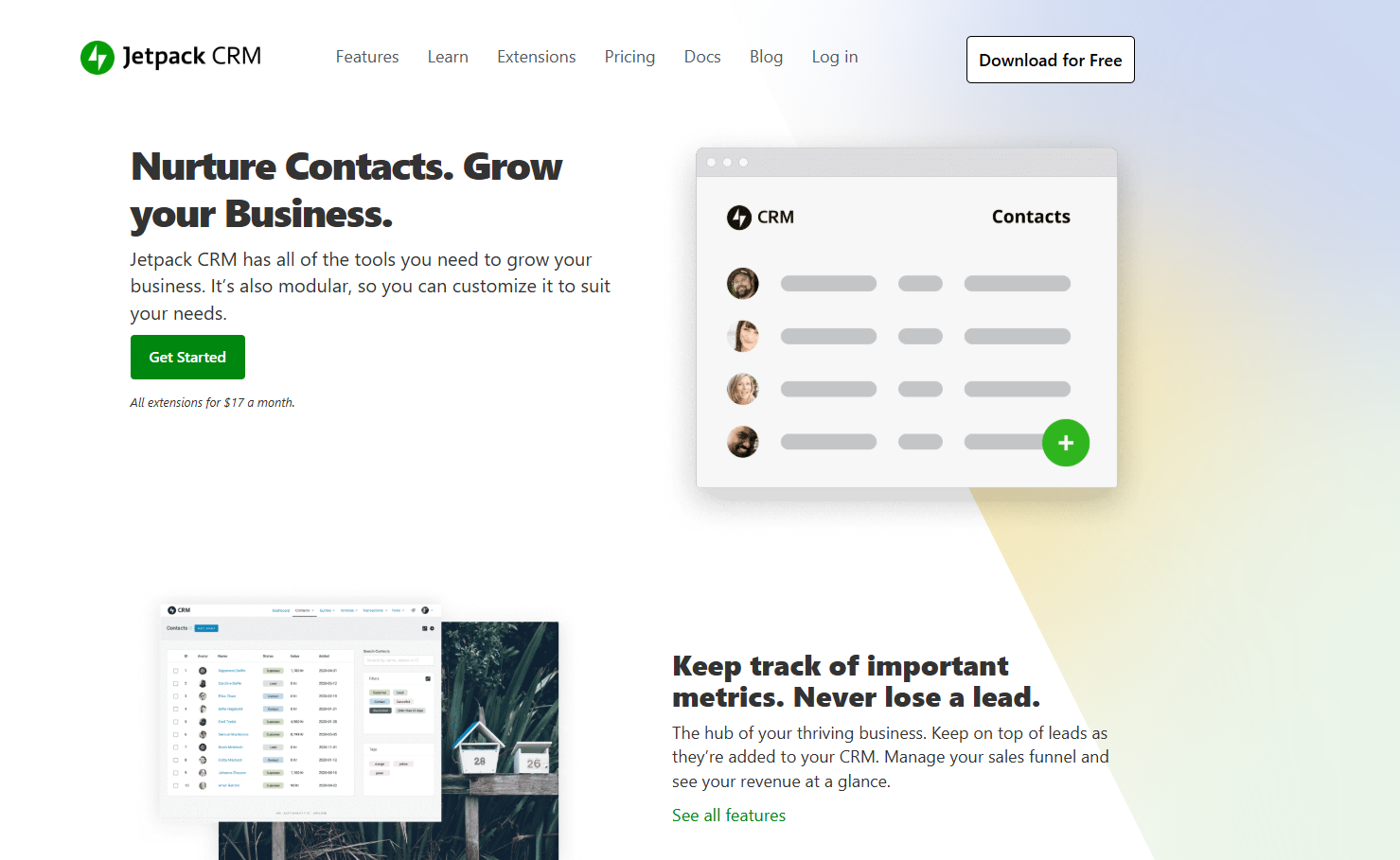 Jetpack CRM (Formerly Zero BS CRM)
