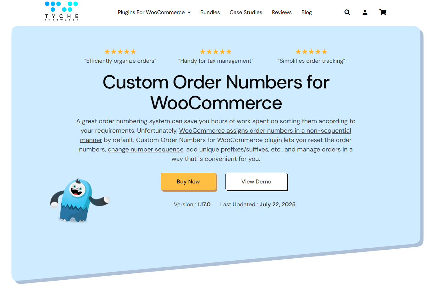 Custom Order Numbers for WooCommerce 