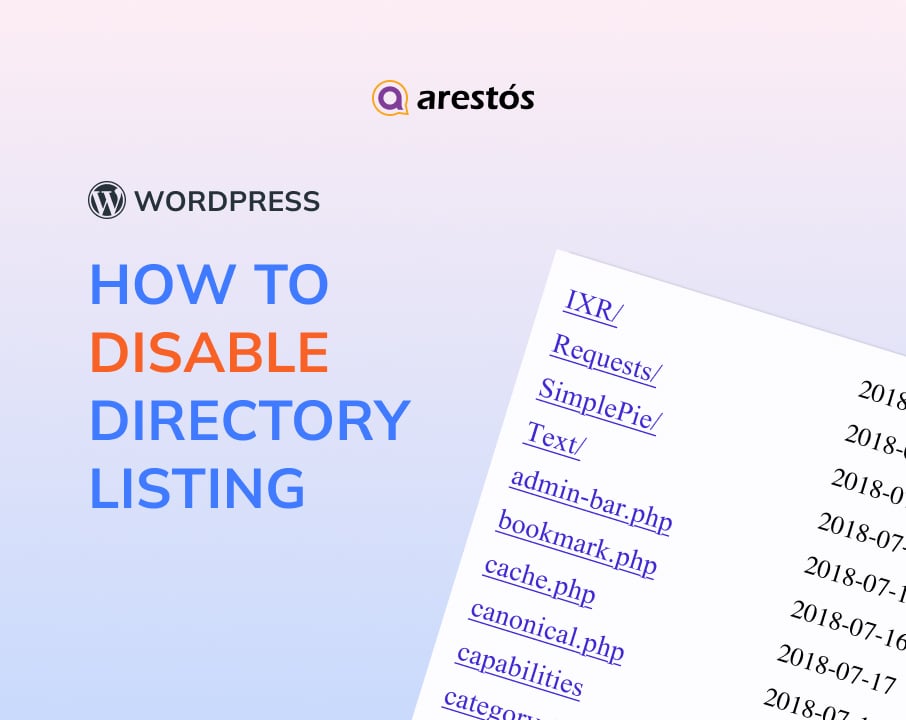 How to Disable Directory Listing WordPress: Step-by-Step Guide