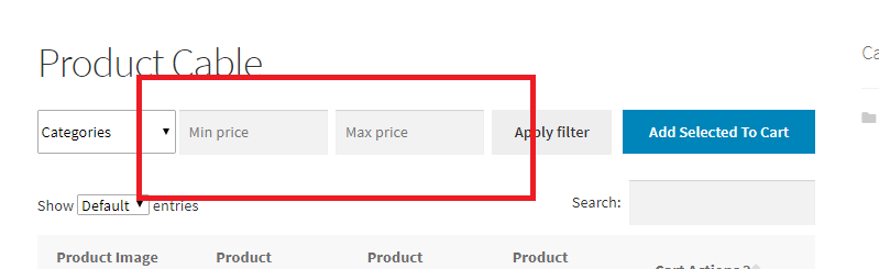 woocommerce shop page