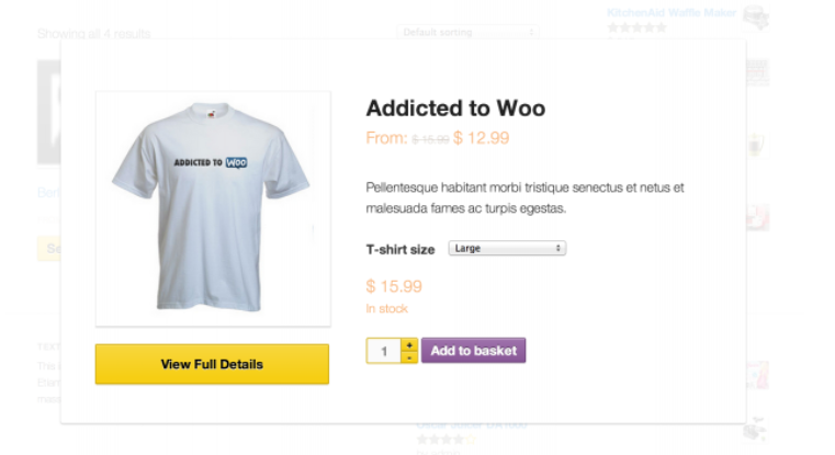 woocommerce shop page 