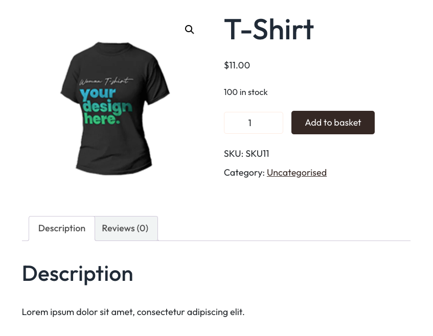 woocommerce shortcode product page 