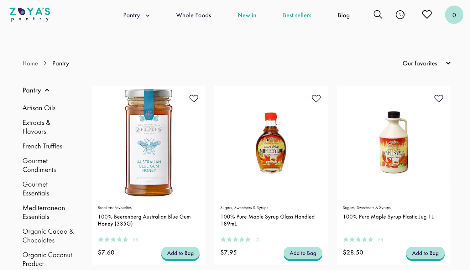 Zoya’s Pantry