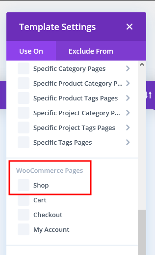 WooCommerce shop page builder