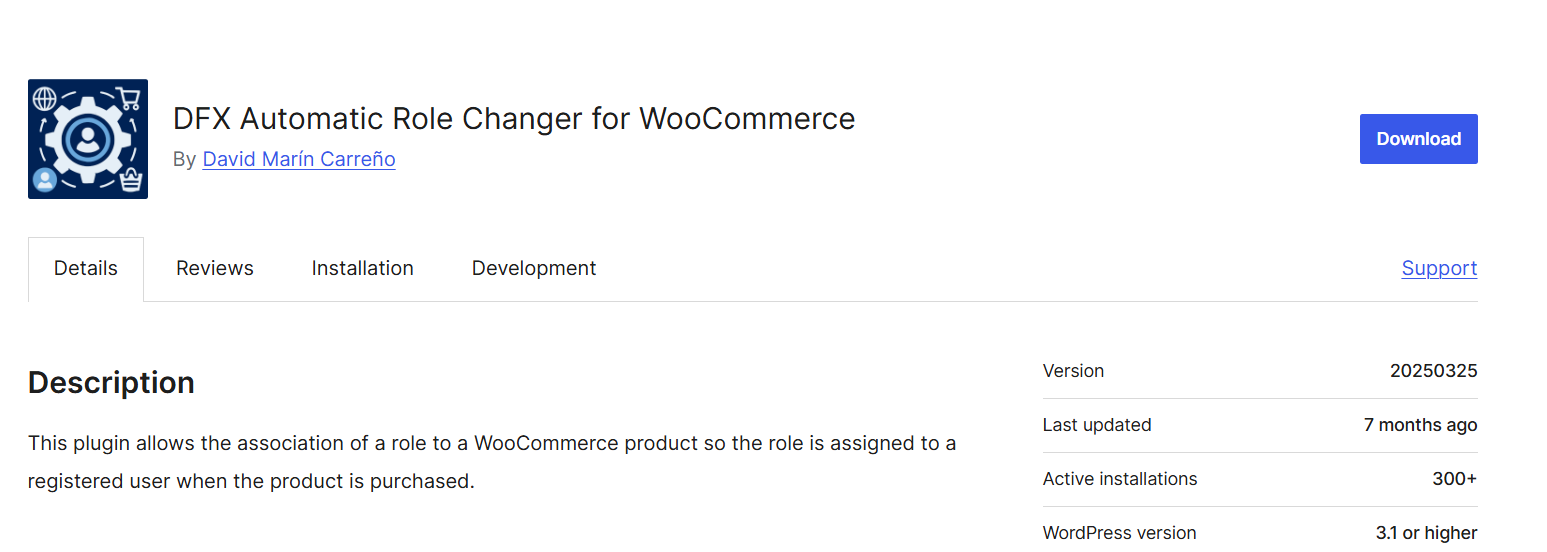 DFX Automatic Role Changer for WooCommerce