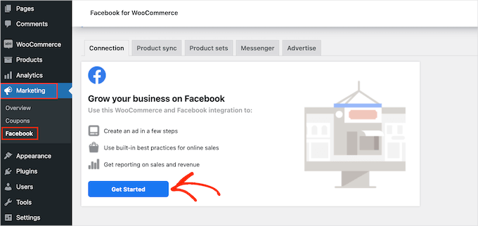 WooCommerce with facebook