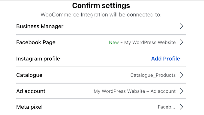 WooCommerce with facebook