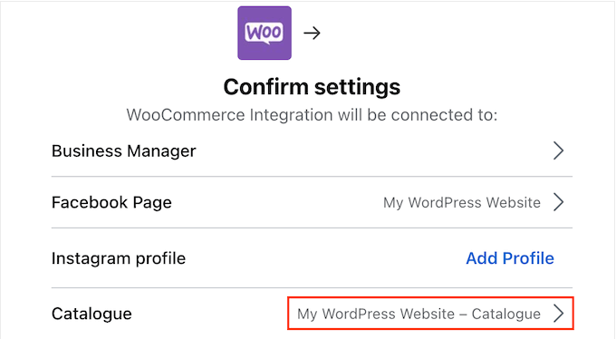 WooCommerce with facebook