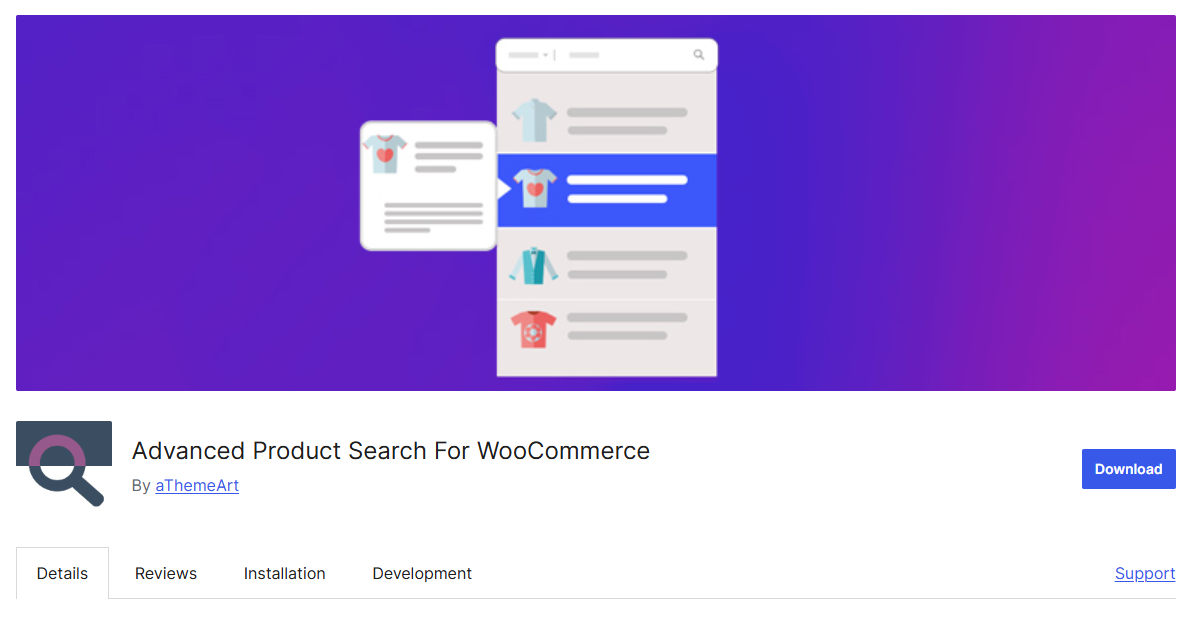 WooCommerce site search