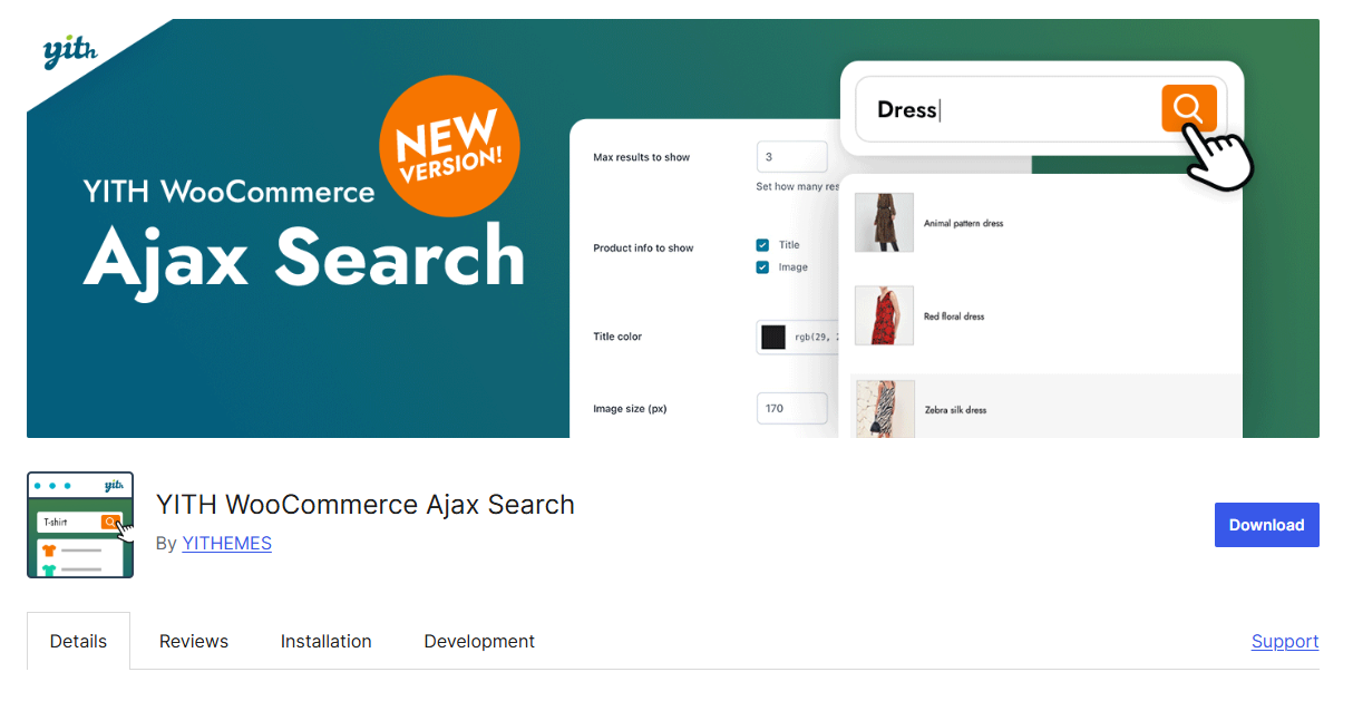 WooCommerce site search