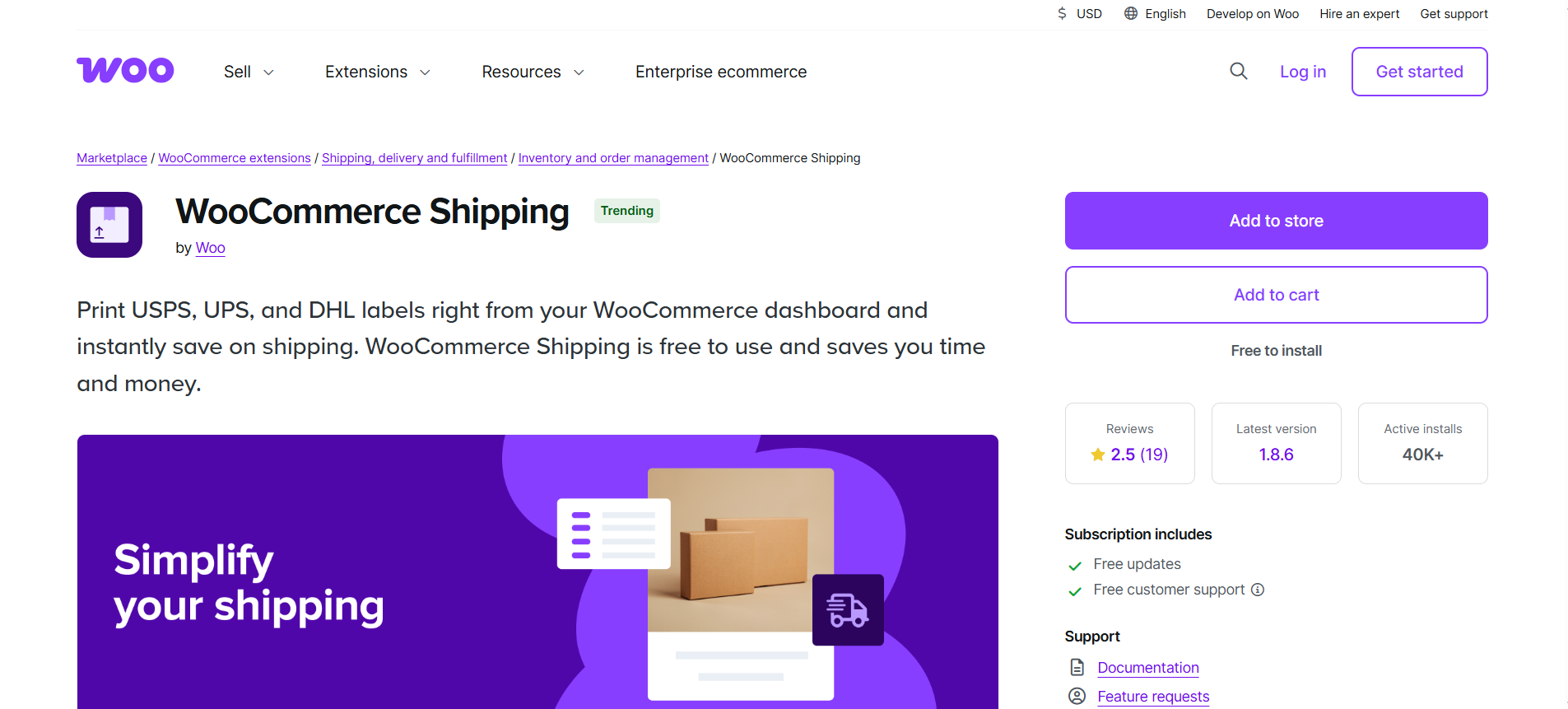 WooCommerce Shipping 