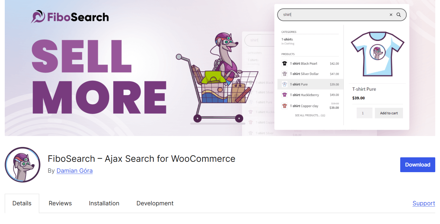 AJAX Search for WooCommerce (Free)