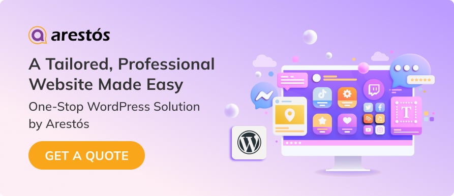 WordPress e-commerce template