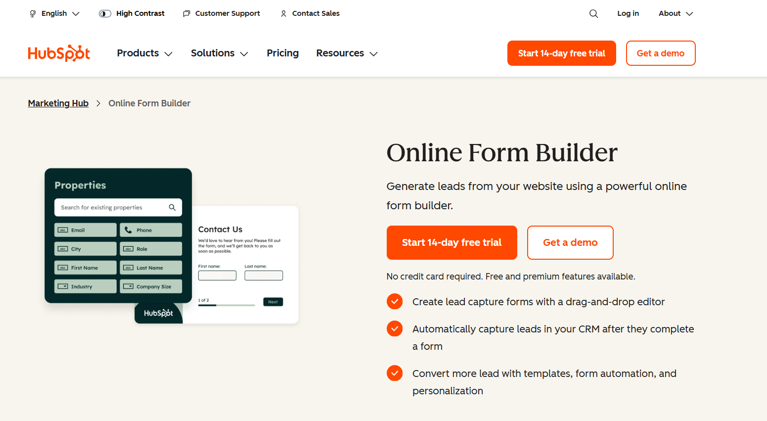 HubSpot Forms