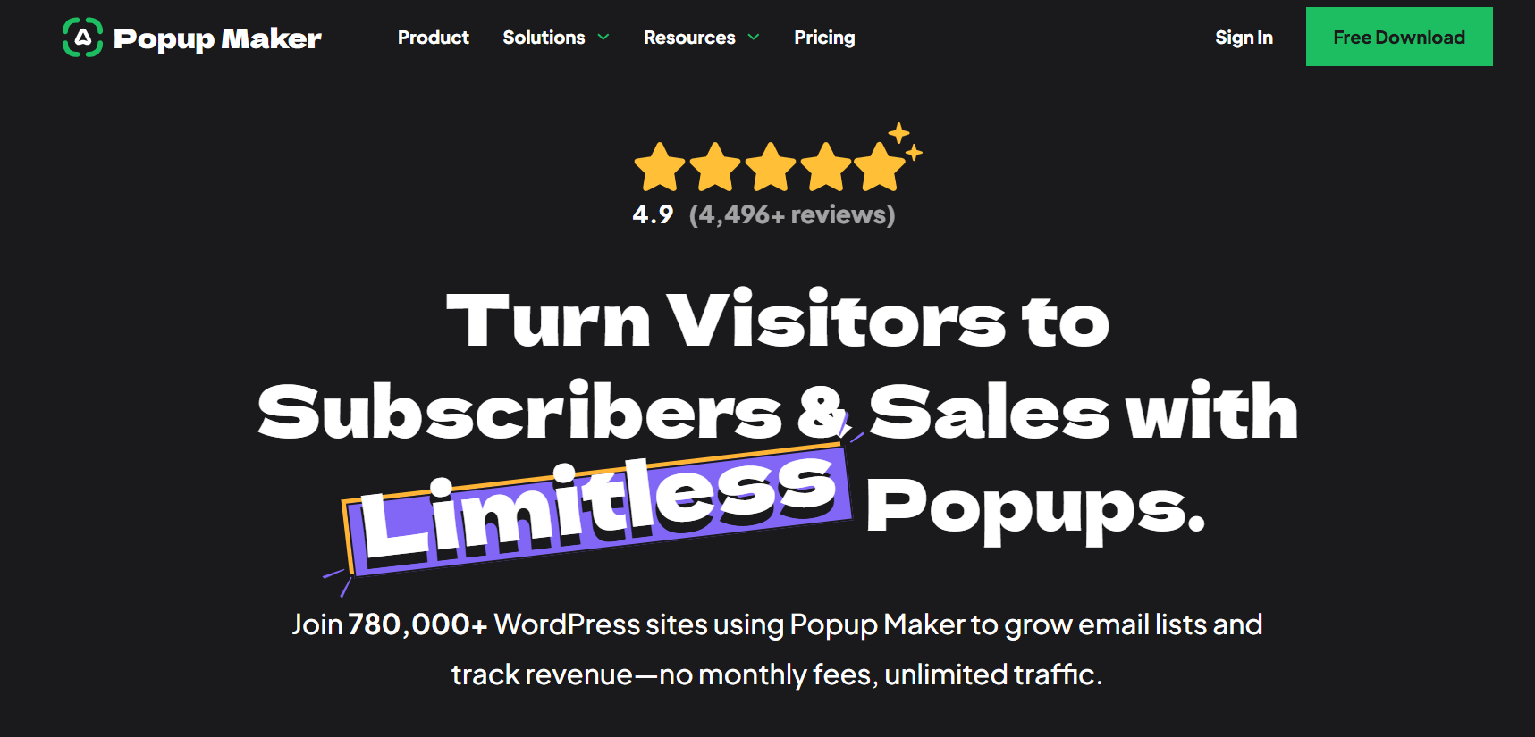 OptinMonster is a conversion-focused WordPress popup plugin built around behavioural targeting and flexible display conditions. It allows popups to appear based on user actions rather than fixed timing rules. For Hong Kong websites operating in competitive digital markets, the plugin supports precise audience segmentation, multilingual campaigns, and device-specific targeting. This makes it suitable for eCommerce stores, service websites, and lead-driven business platforms. Popup Maker