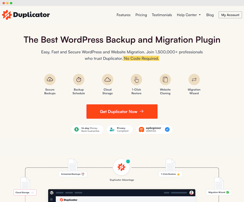 migrate WordPress site to new domain