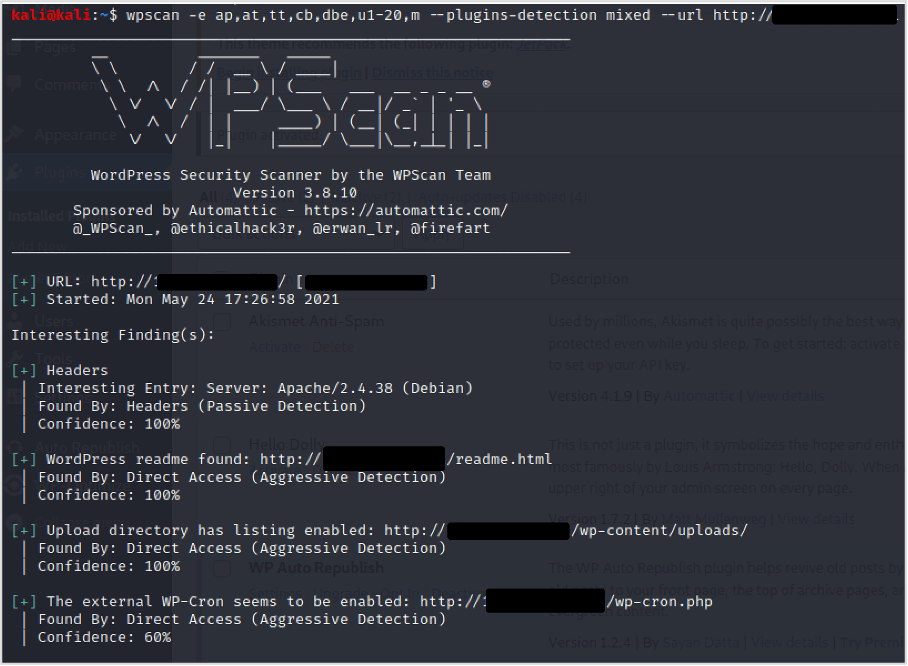 Wordpress Penetration Testing