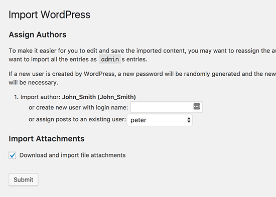 Weebly to WordPress