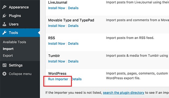 Weebly to WordPress