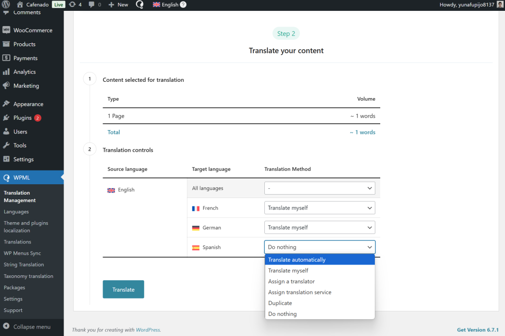 WooCommerce Multilingual Store