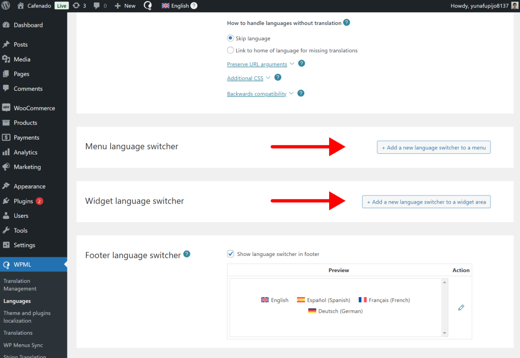 WooCommerce Multilingual Store