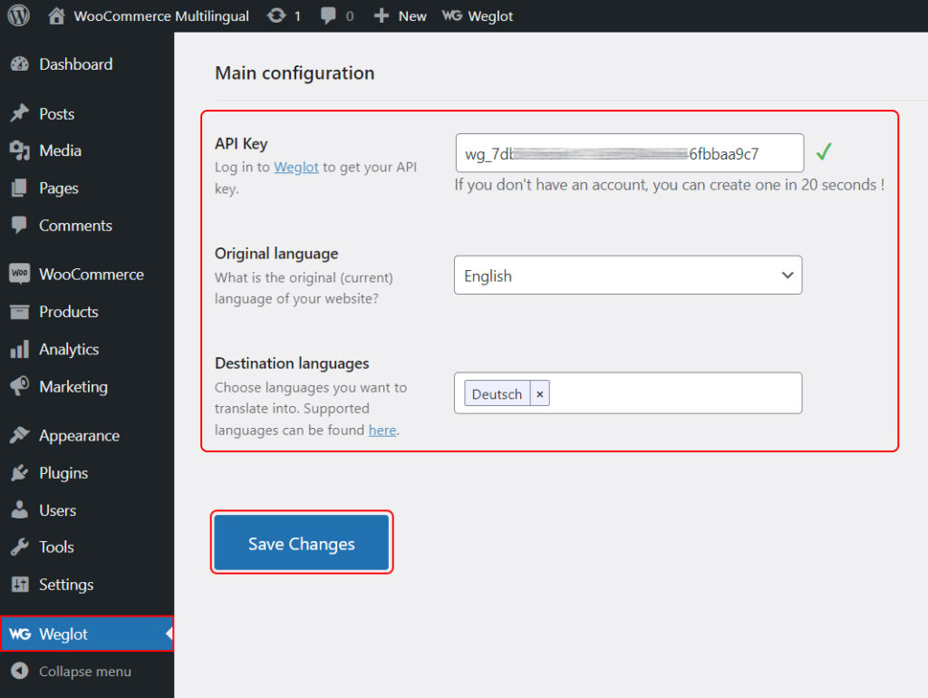 WooCommerce Multilingual Store