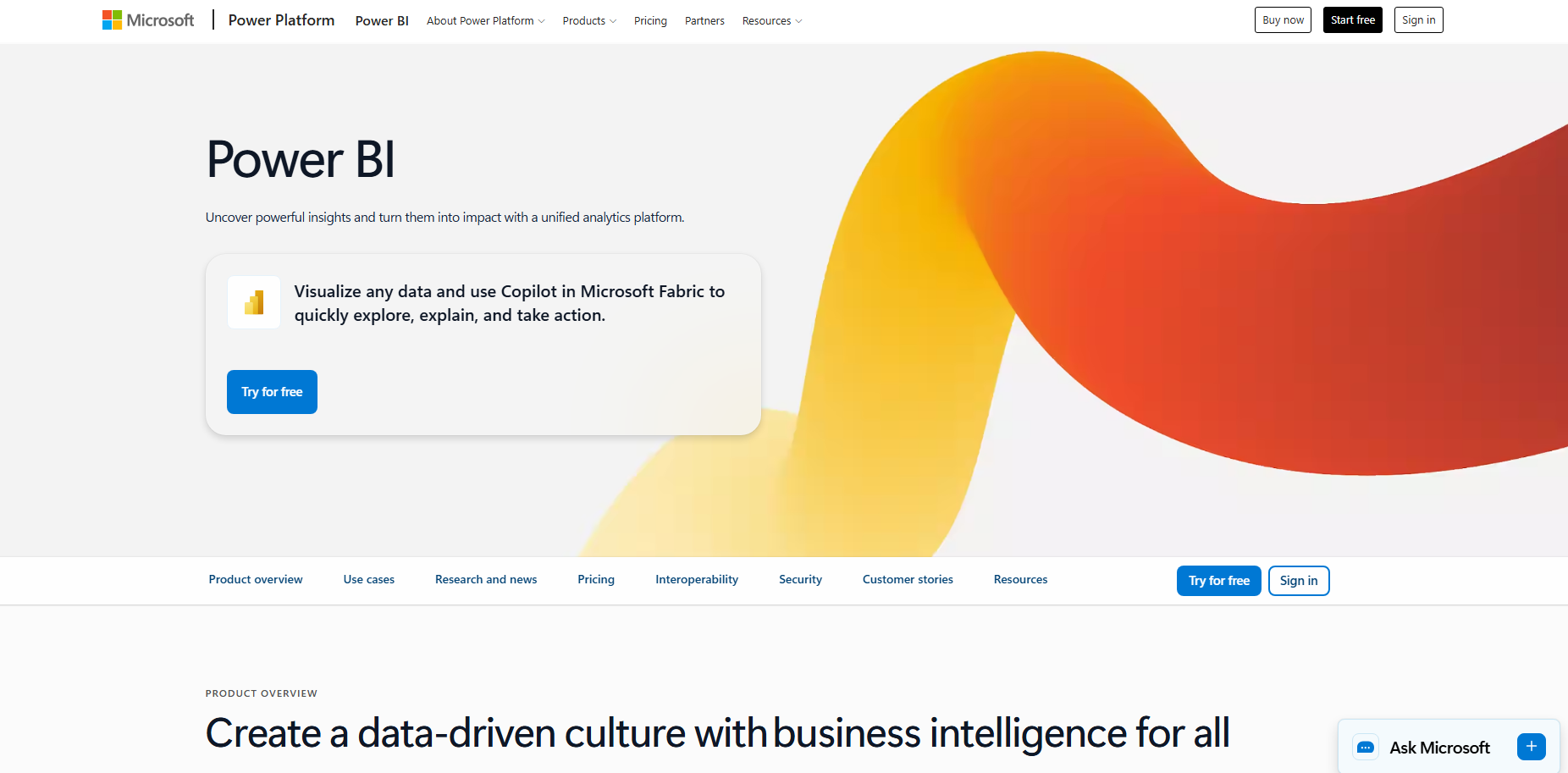 Microsoft Power BI Copilot