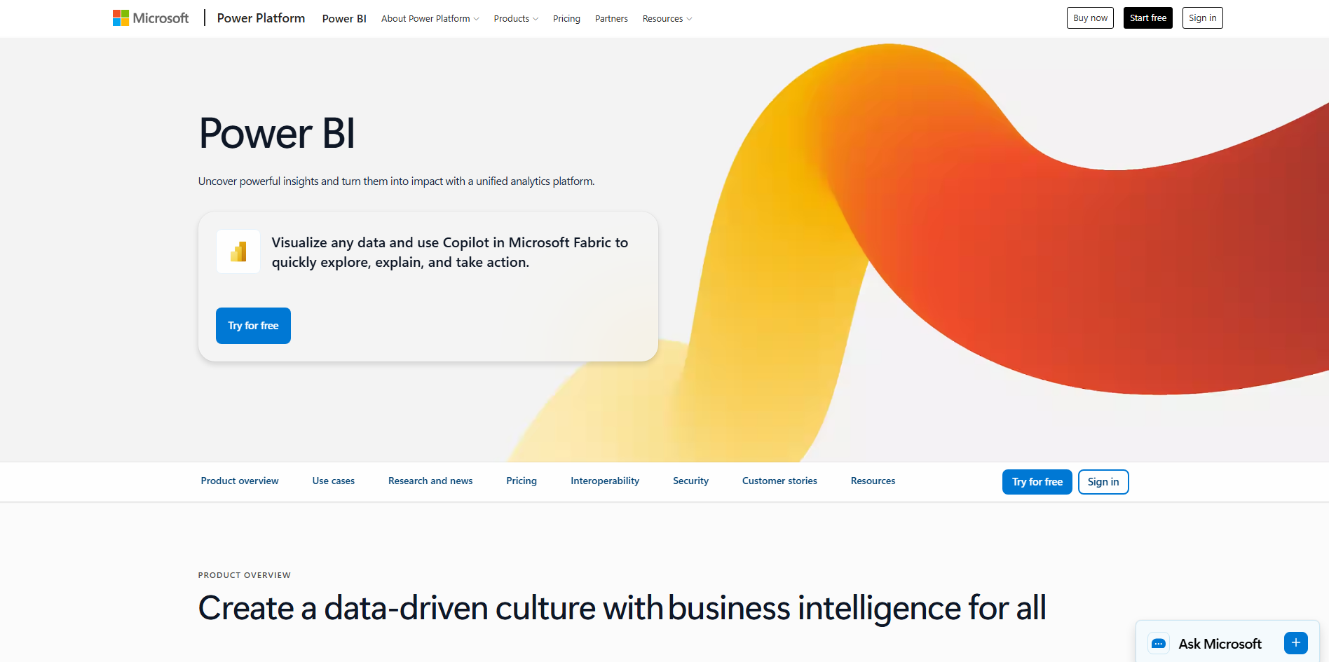 Microsoft Power BI (with Copilot)