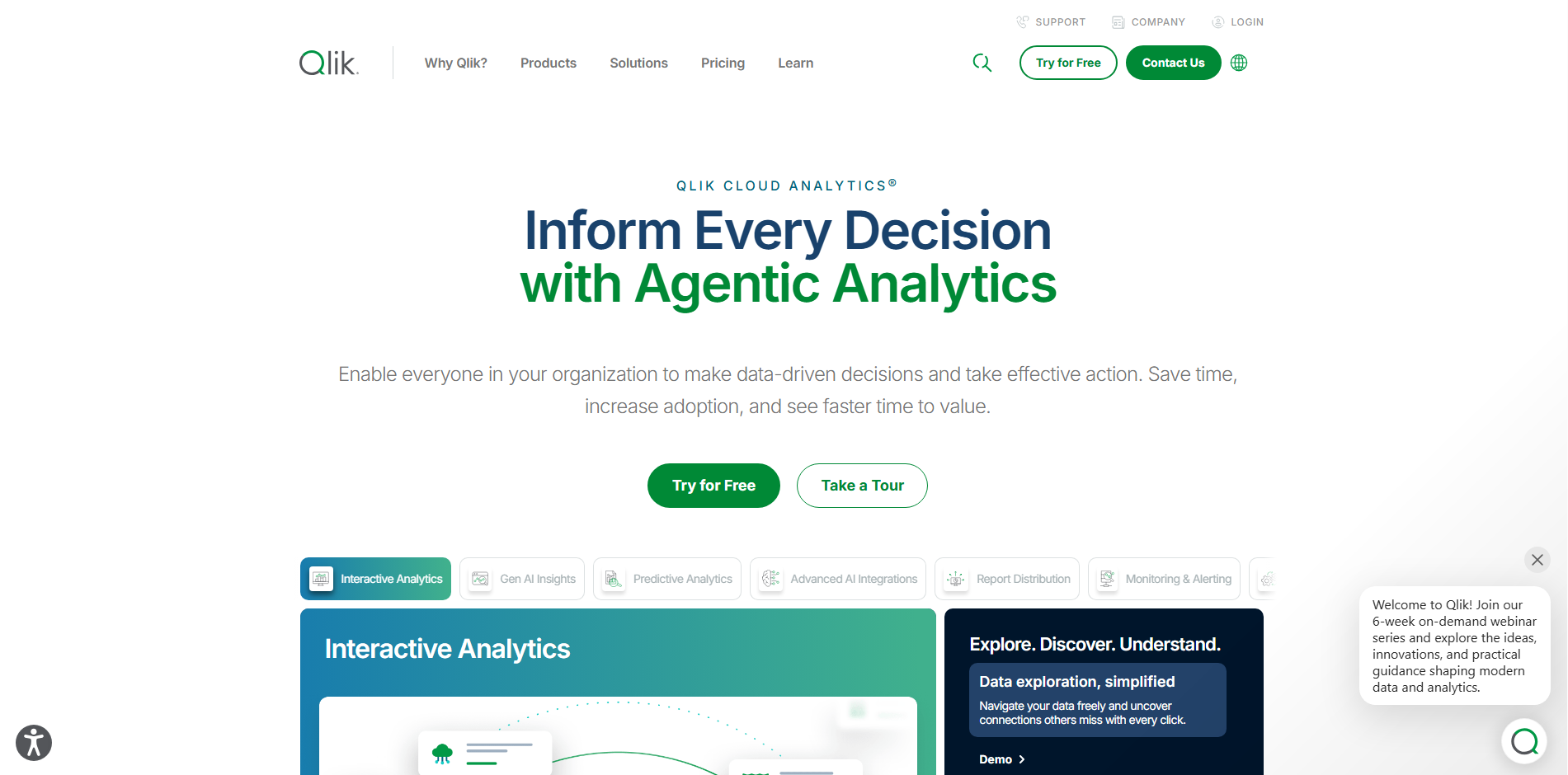 Qlik Cloud Analytics