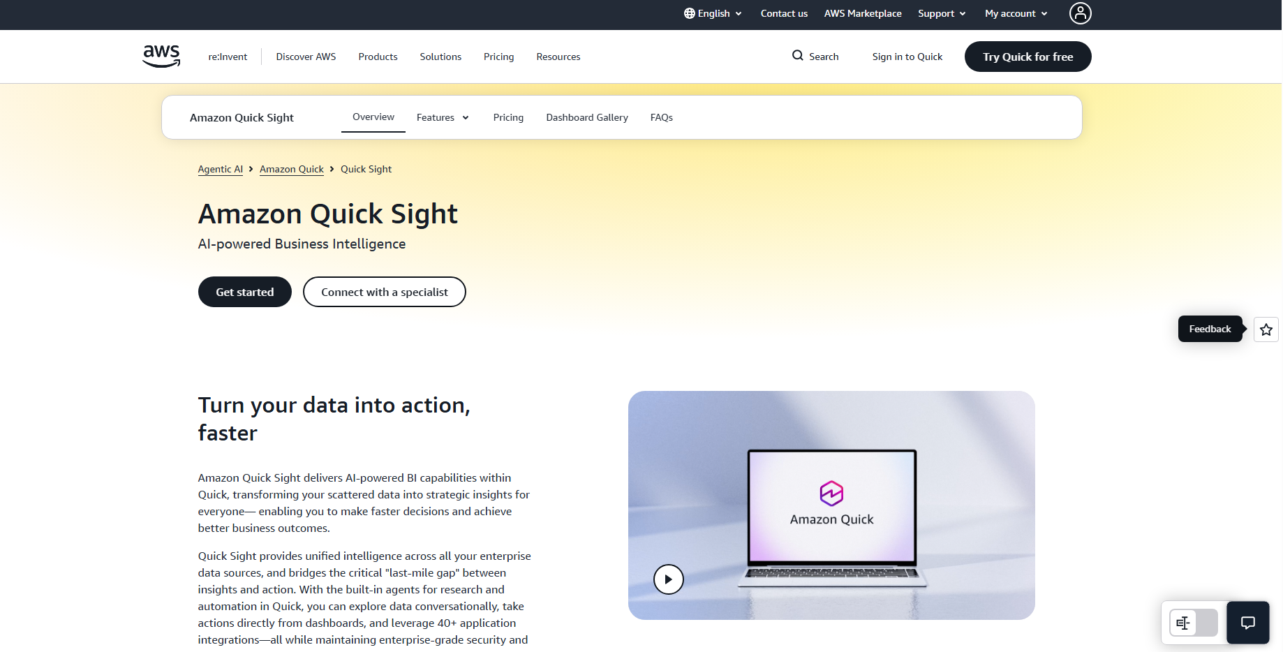 AWS QuickSight